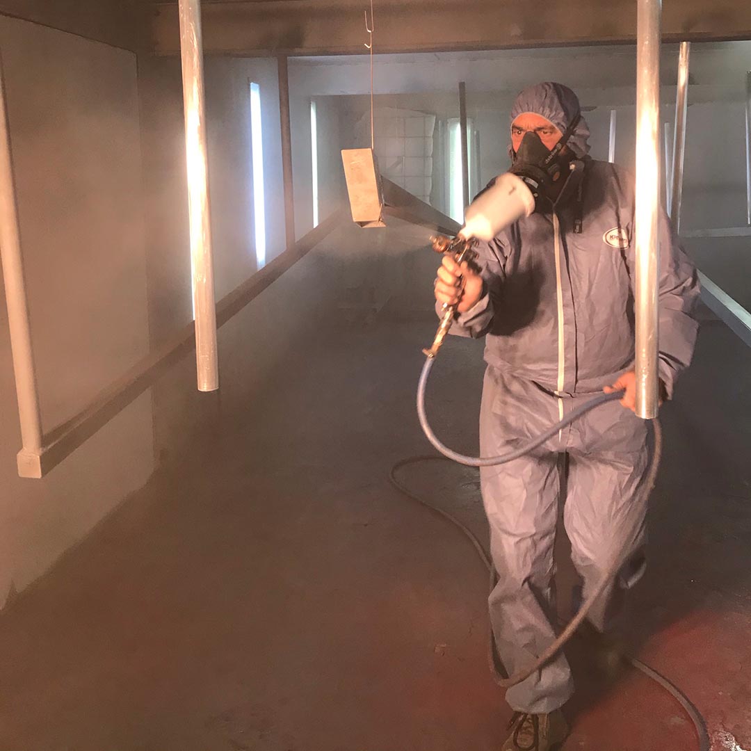 Industrial Paint Room in Ballina NSW