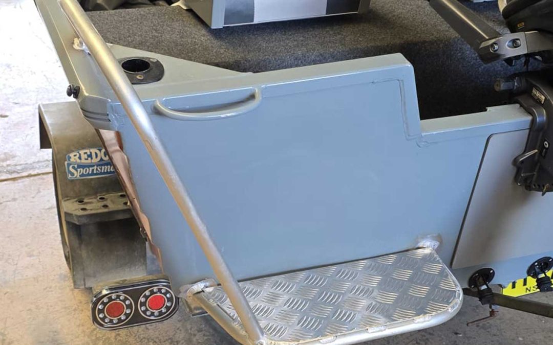 Rear Step and Electric Motor Mounts