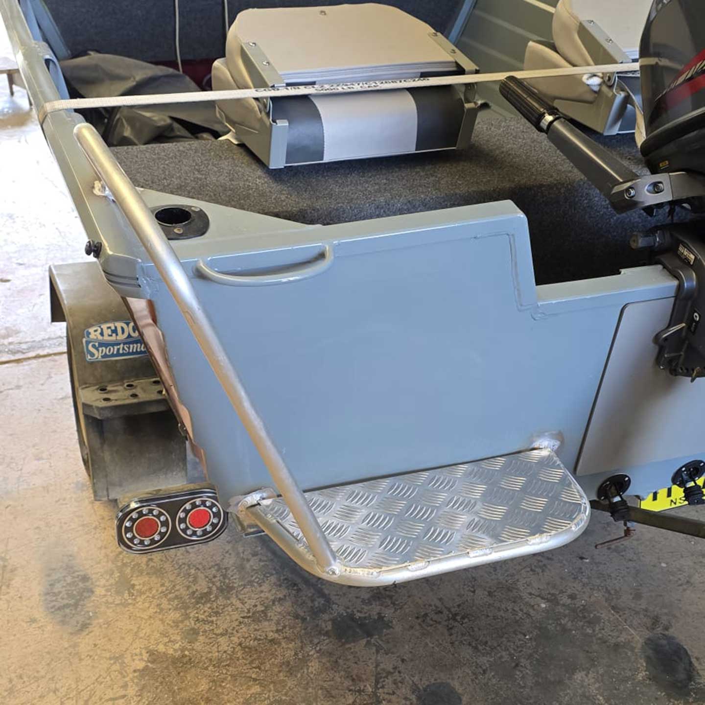 Rear Step and Electric Motor Mounts